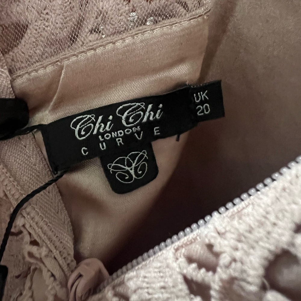 Chi chi London pink dress